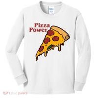Pizza Power Kids Long Sleeve Shirt thumb 0