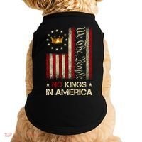 Patriotic Pro-Democracy Protest June 14 No Kings In America Doggie Tank thumb 0