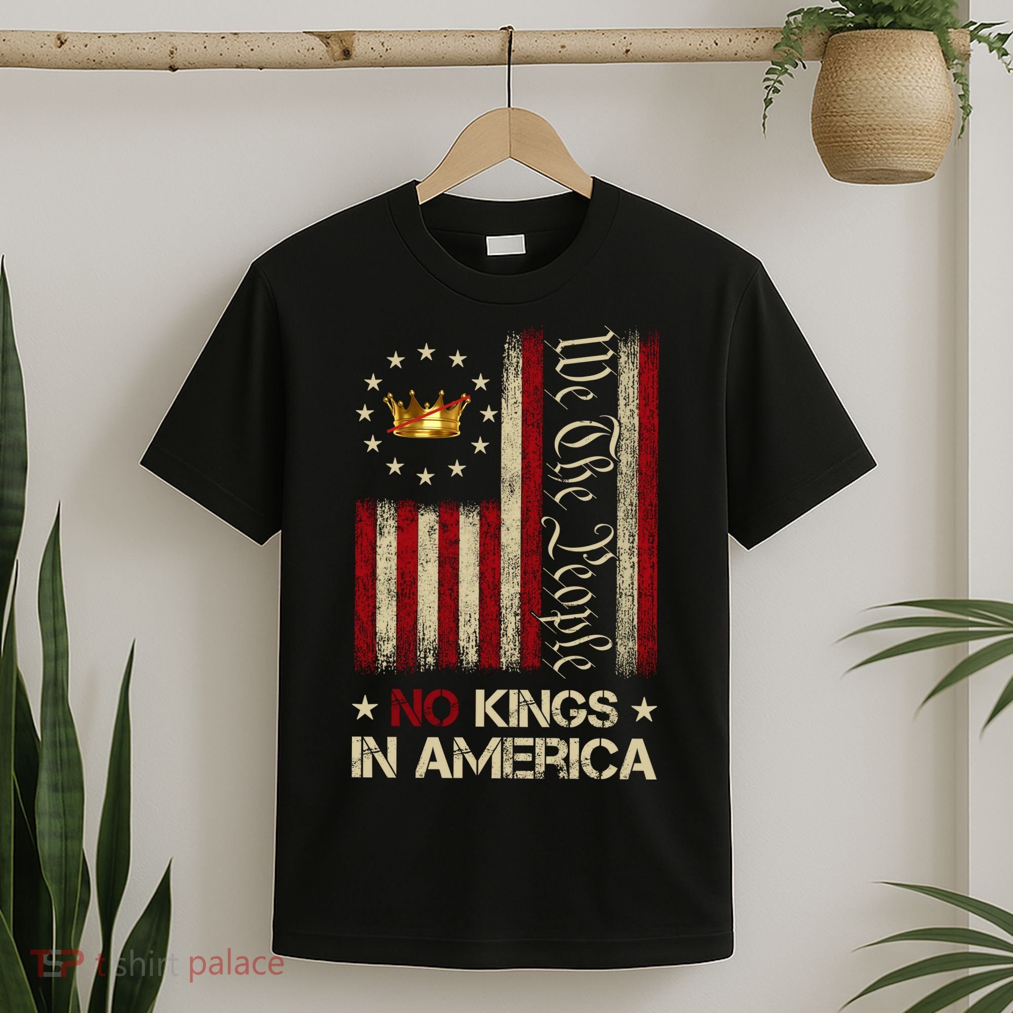 Patriotic Pro-Democracy Protest June 14 No Kings In America T-Shirt