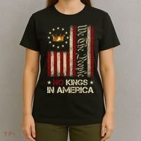 Patriotic Pro-Democracy Protest June 14 No Kings In America T-Shirt thumb 4