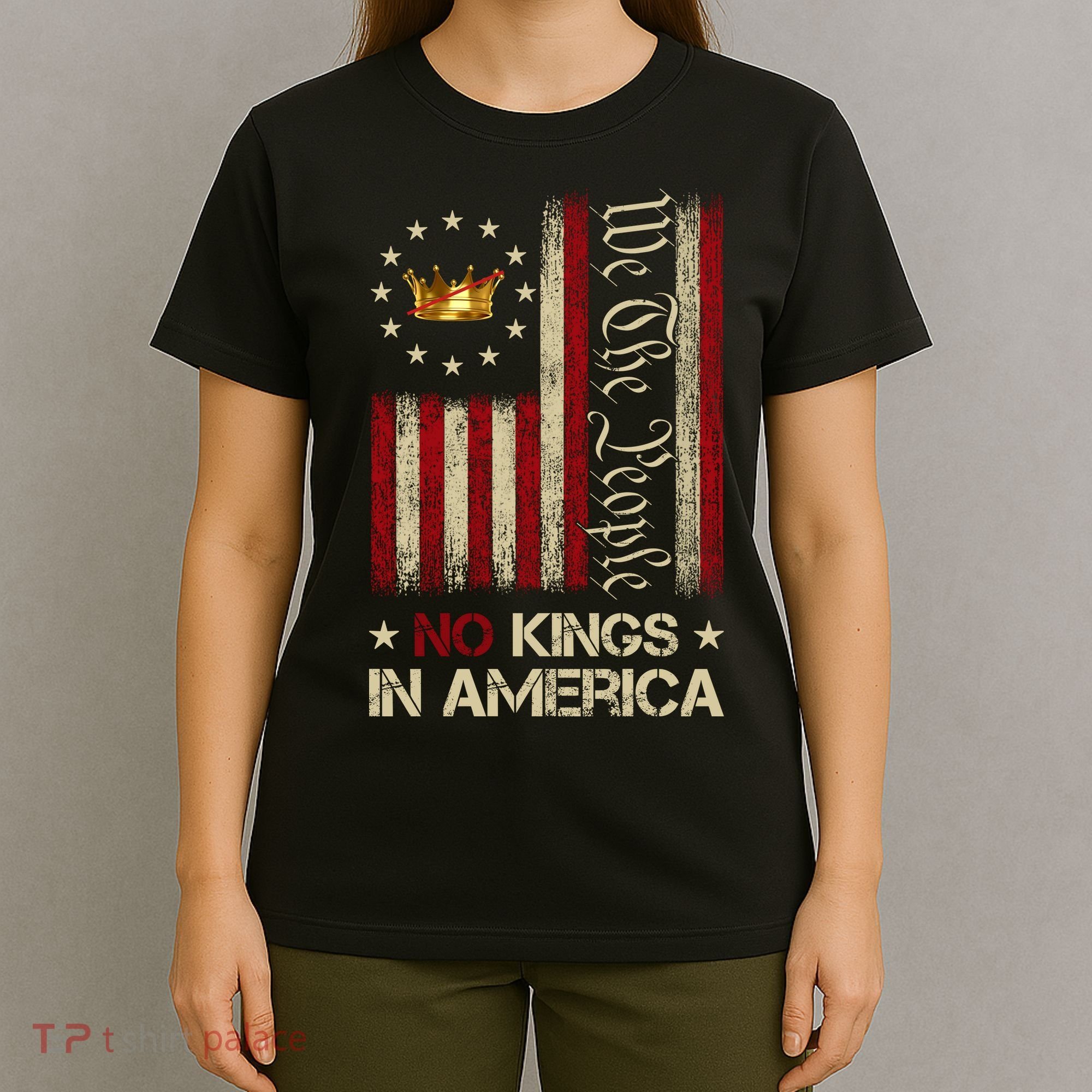 Patriotic Pro-Democracy Protest June 14 No Kings In America T-Shirt
