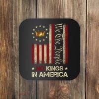 Patriotic Pro-Democracy Protest June 14 No Kings In America Coaster thumb 0