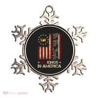 Patriotic Pro-Democracy Protest June 14 No Kings In America Ornament thumb 0