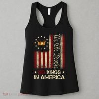Patriotic Pro-Democracy Protest June 14 No Kings In America Women's Tank Top thumb 3