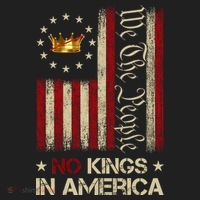 Patriotic Pro-Democracy Protest June 14 No Kings In America Hat thumb 2