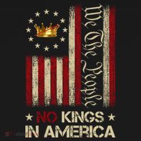 Patriotic Pro-Democracy Protest June 14 No Kings In America Toddler Hoodie thumb 2