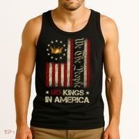Patriotic Pro-Democracy Protest June 14 No Kings In America Tank Top thumb 3