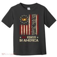 Patriotic Pro-Democracy Protest June 14 No Kings In America Toddler T-Shirt thumb 0
