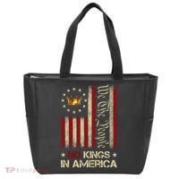 Patriotic Pro-Democracy Protest June 14 No Kings In America Tote Bag thumb 0