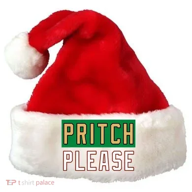 Pritch Please Santa Hat