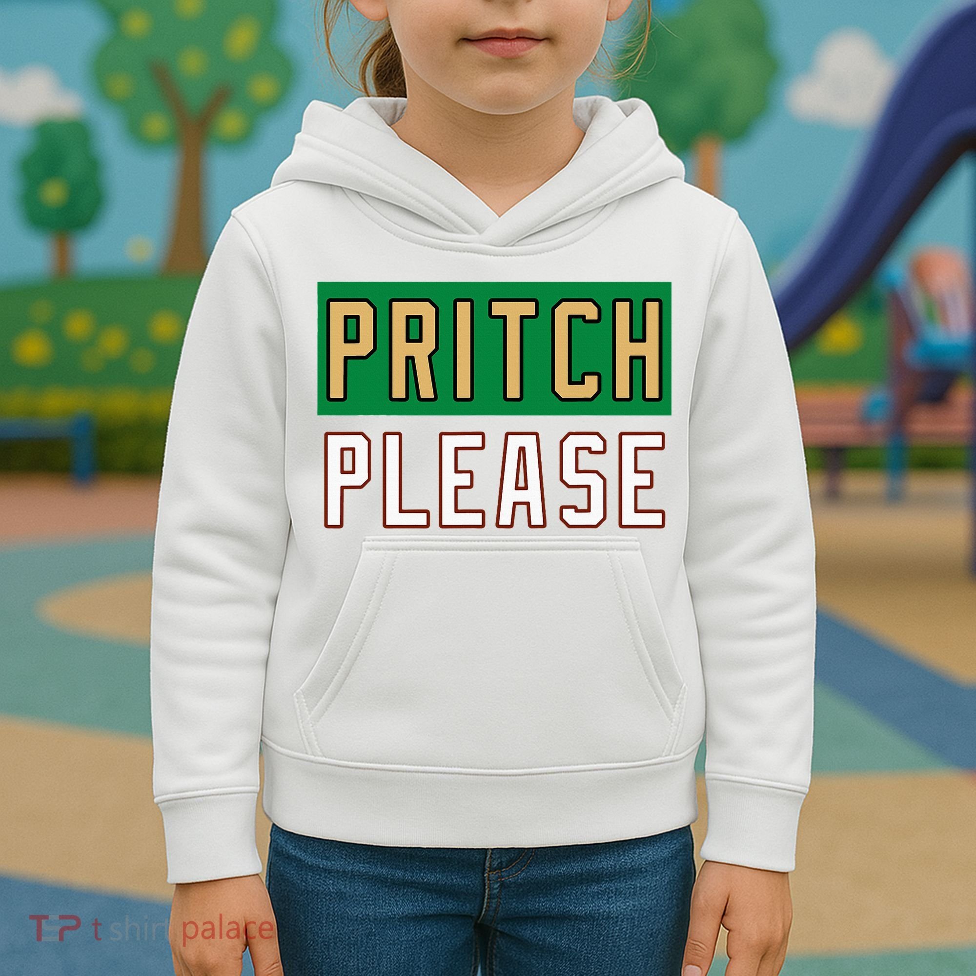 Pritch Please Kids Hoodie