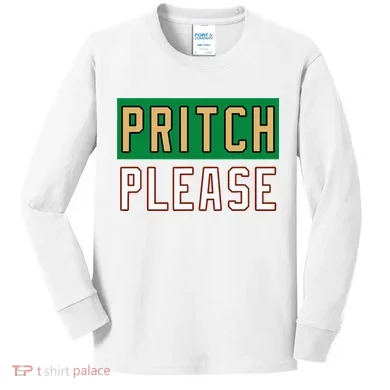 Pritch Please Kids Long Sleeve Shirt