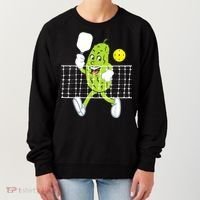 Pickle Playing Pickleball Funny Pickleball Paddleball Women's Sweatshirt thumb 0