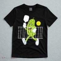 Pickle Playing Pickleball Funny Pickleball Paddleball T-Shirt thumb 5