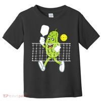 Pickle Playing Pickleball Funny Pickleball Paddleball Toddler T-Shirt thumb 0