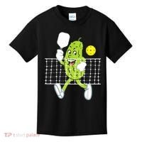 Pickle Playing Pickleball Funny Pickleball Paddleball Kids T-Shirt thumb 0