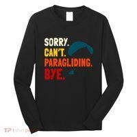 Paragliding Parachute Paragliders Paramotor Skydiving Long Sleeve Shirt thumb 0