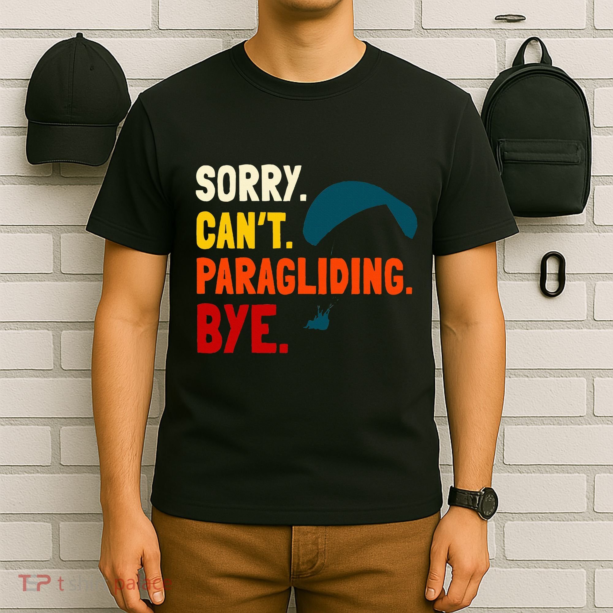 Paragliding Parachute Paragliders Paramotor Skydiving T-Shirt