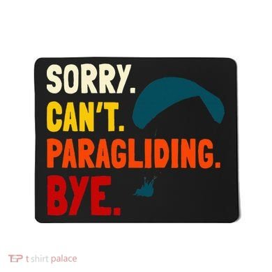 Paragliding Parachute Paragliders Paramotor Skydiving Mousepad