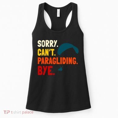 Paragliding Parachute Paragliders Paramotor Skydiving Women's Tank Top