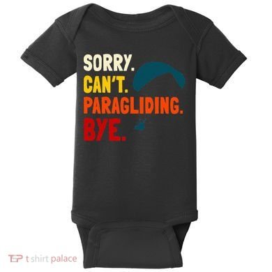Paragliding Parachute Paragliders Paramotor Skydiving Baby Bodysuit