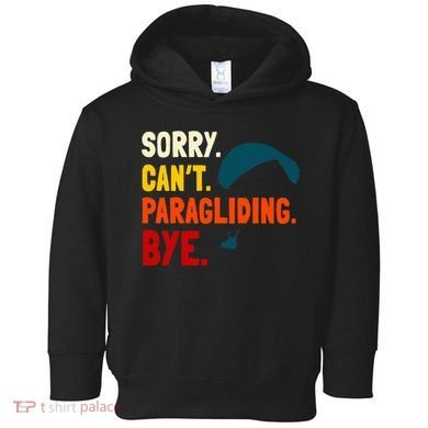 Paragliding Parachute Paragliders Paramotor Skydiving Toddler Hoodie
