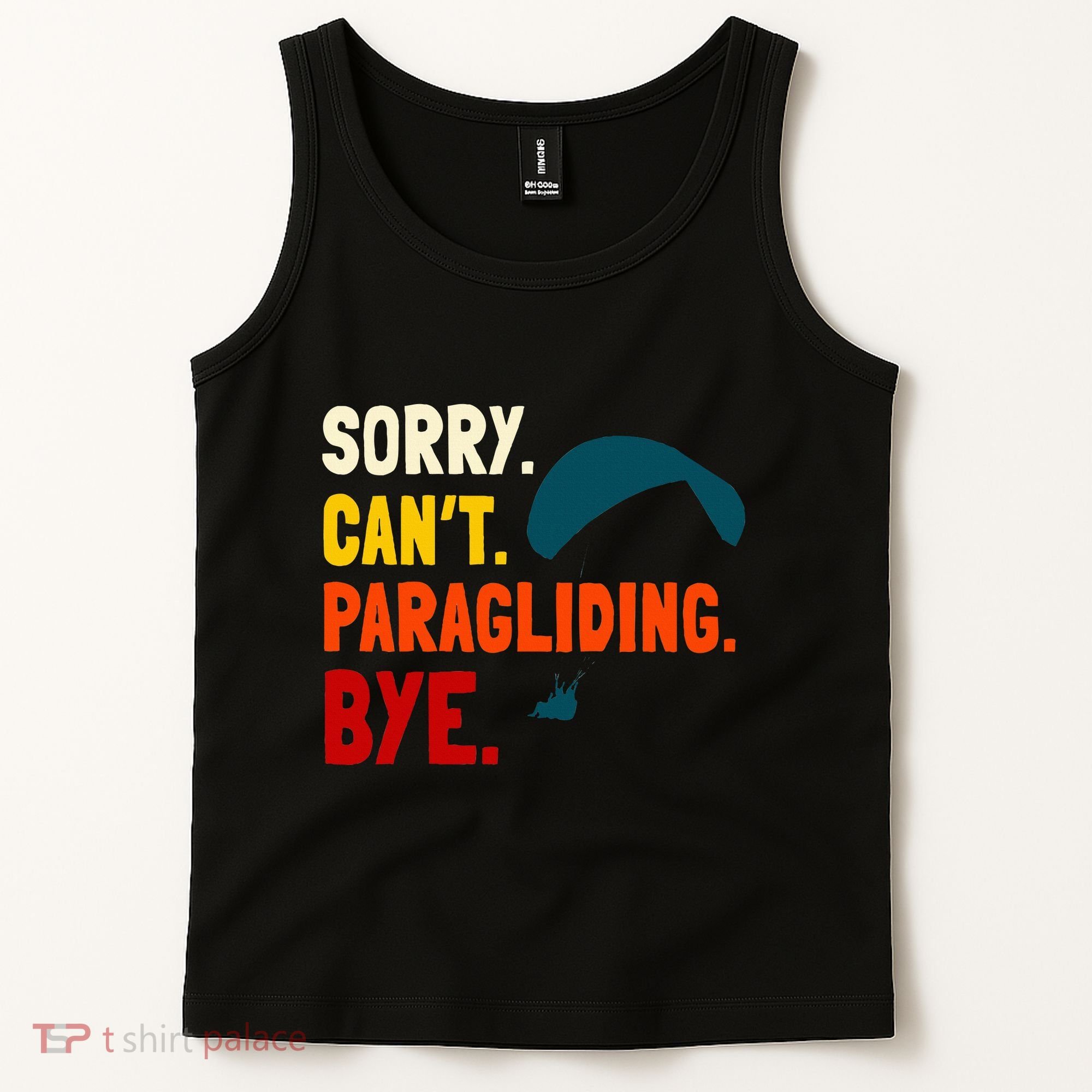 Paragliding Parachute Paragliders Paramotor Skydiving Tank Top