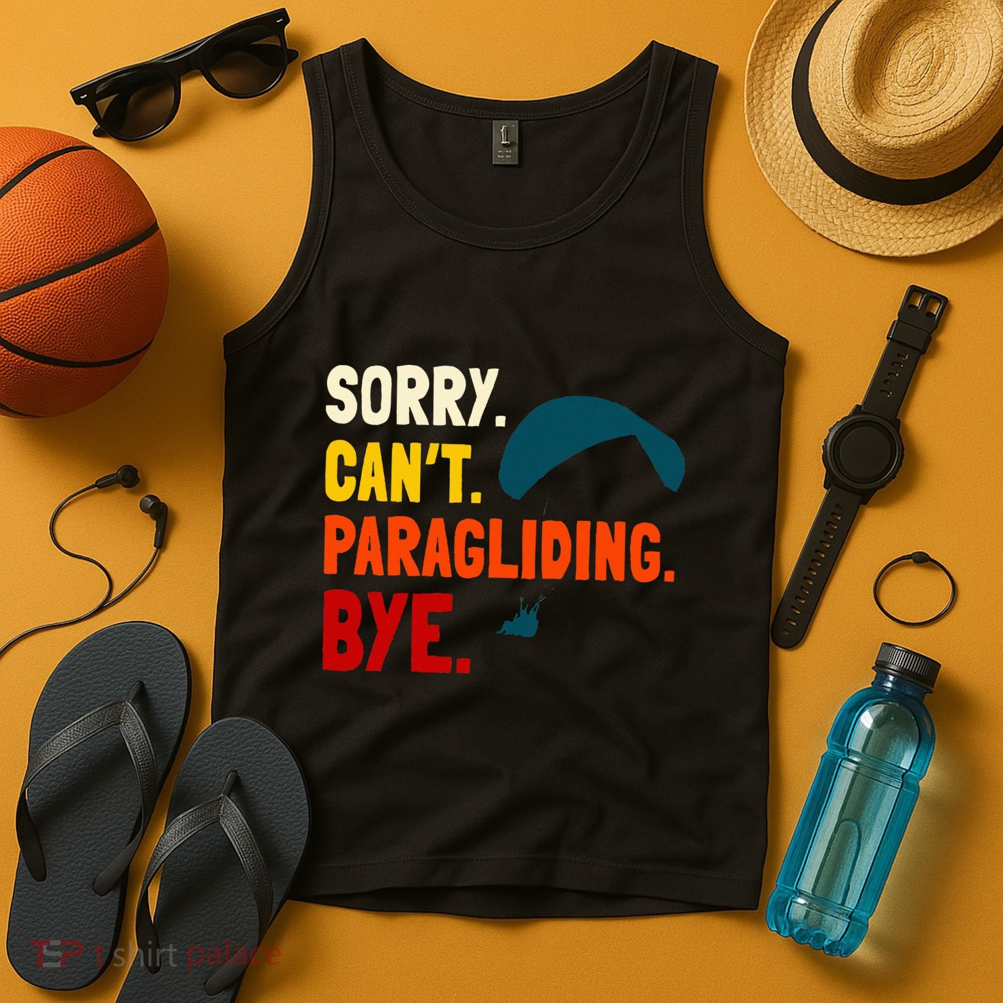 Paragliding Parachute Paragliders Paramotor Skydiving Tank Top