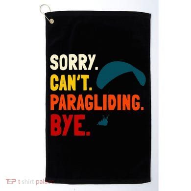 Paragliding Parachute Paragliders Paramotor Skydiving Golf Towel