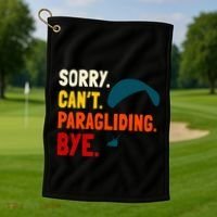 Paragliding Parachute Paragliders Paramotor Skydiving Golf Towel thumb 1
