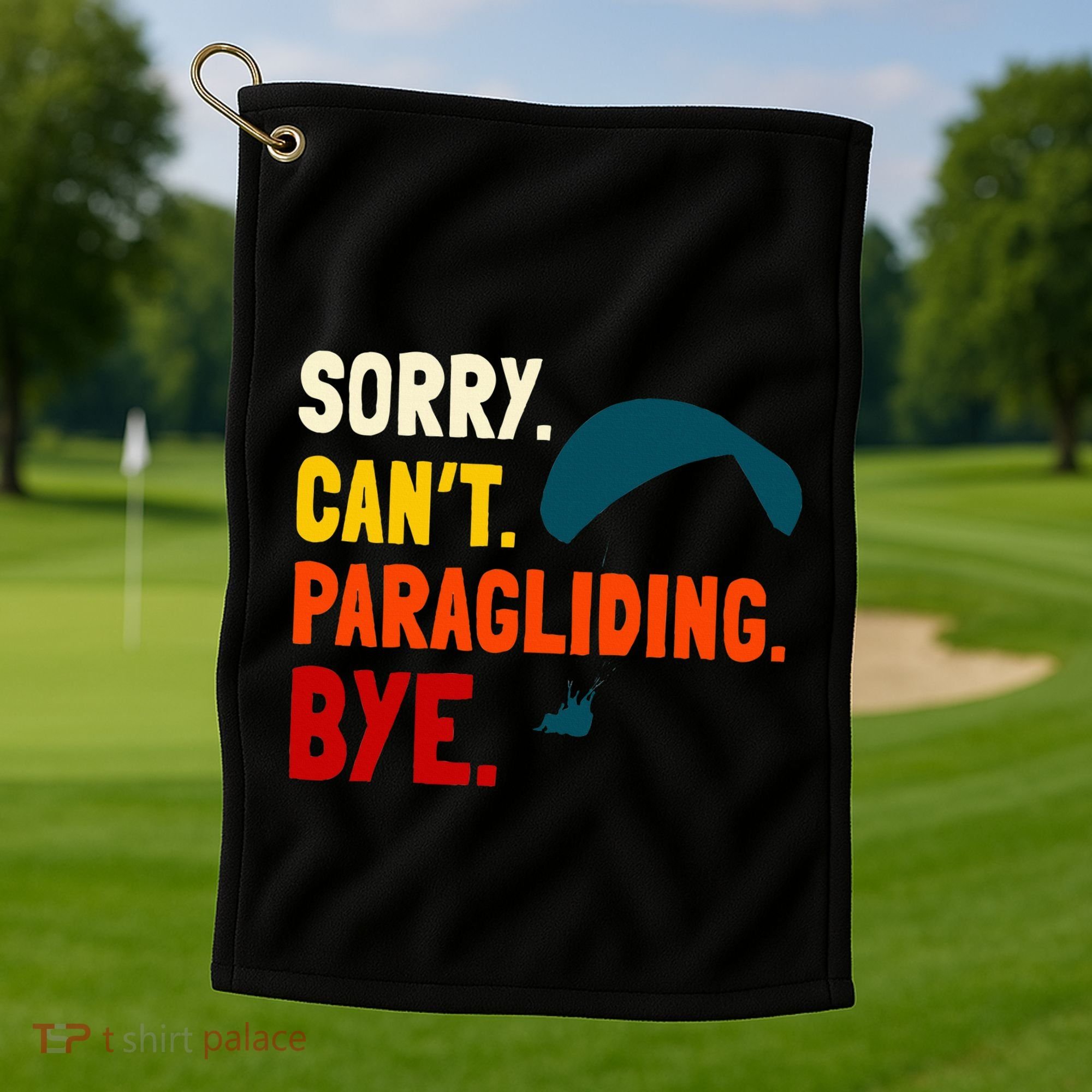 Paragliding Parachute Paragliders Paramotor Skydiving Golf Towel