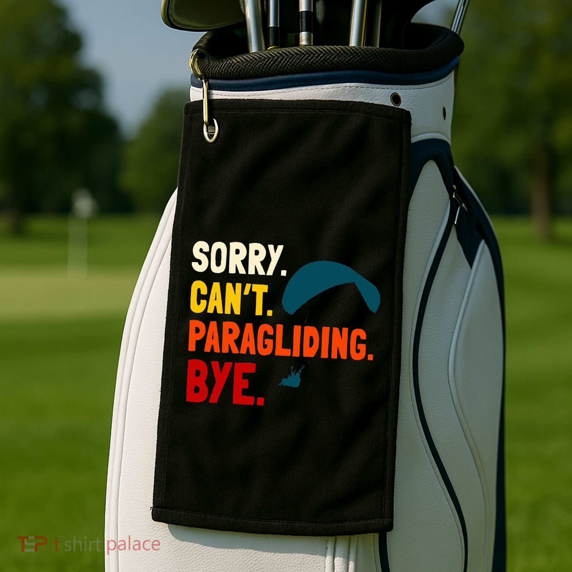 Paragliding Parachute Paragliders Paramotor Skydiving Golf Towel