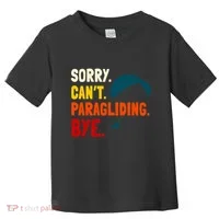 Paragliding Parachute Paragliders Paramotor Skydiving Toddler T-Shirt thumb 0