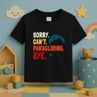 Paragliding Parachute Paragliders Paramotor Skydiving Toddler T-Shirt thumb 3