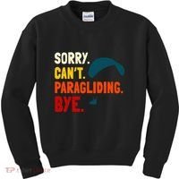 Paragliding Parachute Paragliders Paramotor Skydiving Kids Sweatshirt thumb 0
