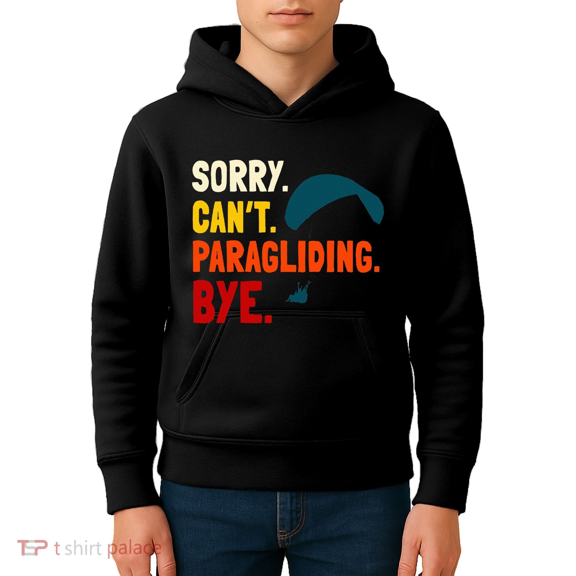 Paragliding Parachute Paragliders Paramotor Skydiving Kids Hoodie