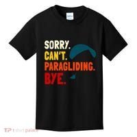 Paragliding Parachute Paragliders Paramotor Skydiving Kids T-Shirt thumb 0