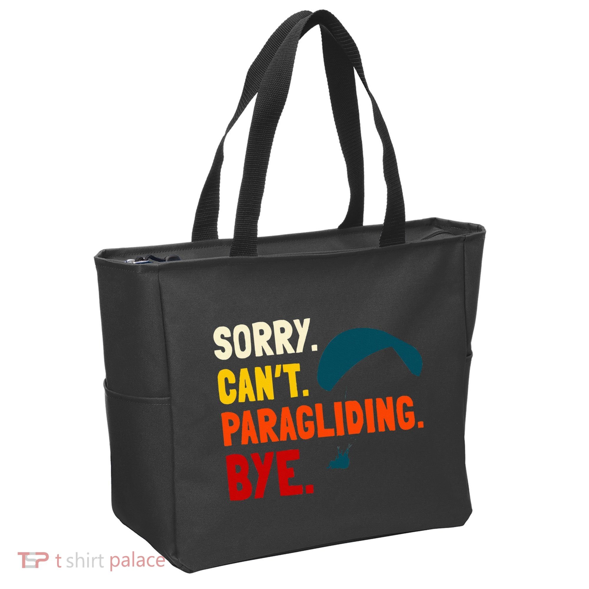 Paragliding Parachute Paragliders Paramotor Skydiving Tote Bag