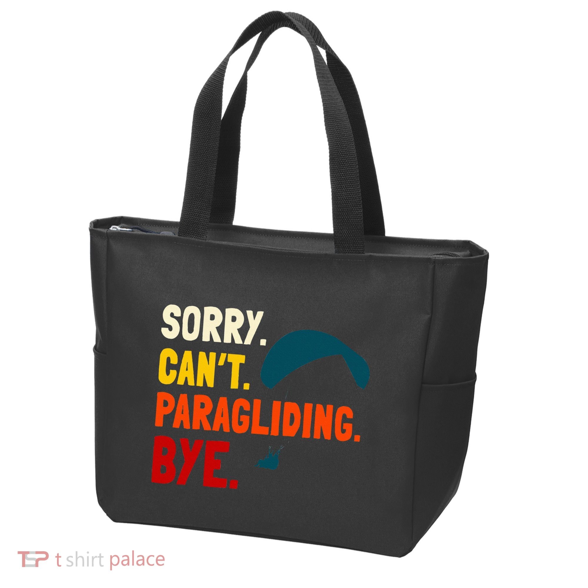 Paragliding Parachute Paragliders Paramotor Skydiving Tote Bag
