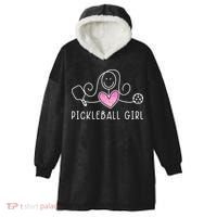 Pickleball Pickleball Pickleball Lover Hooded Wearable Blanket thumb 0