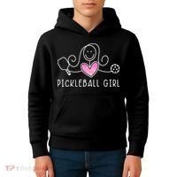 Pickleball Pickleball Pickleball Lover Kids Hoodie thumb 4