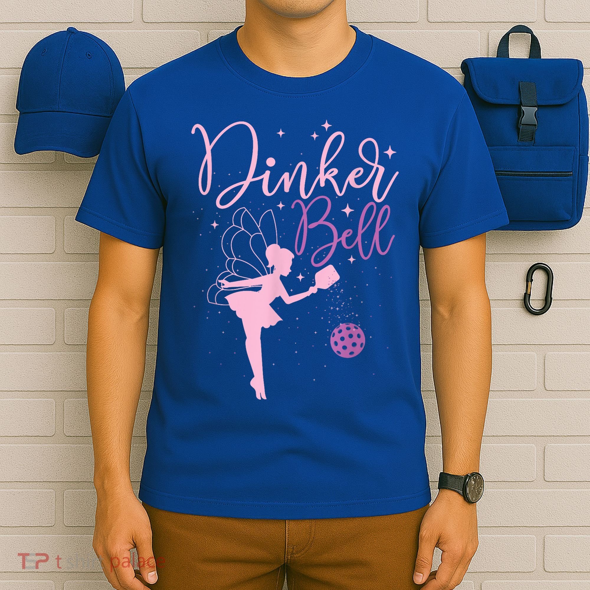 Pickleball Player Pickleballers Sports Lover Dinker Bell Gift For Girl T-Shirt