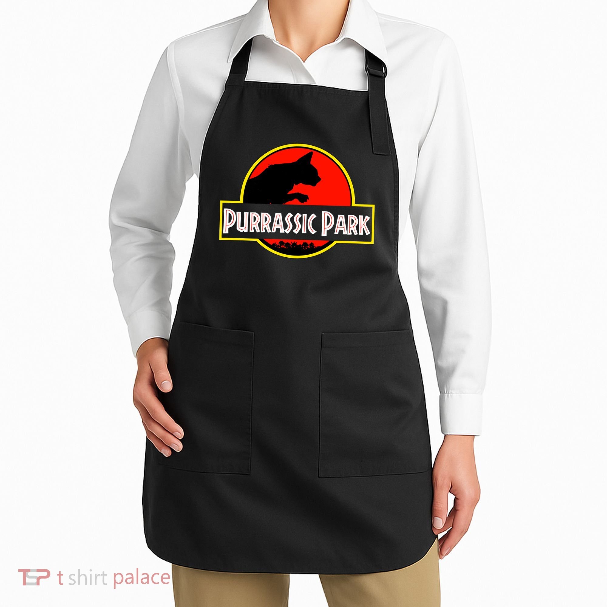 Purrasic Park Apron