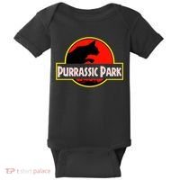Purrasic Park Baby Bodysuit thumb 0