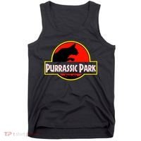 Purrasic Park Tank Top thumb 0