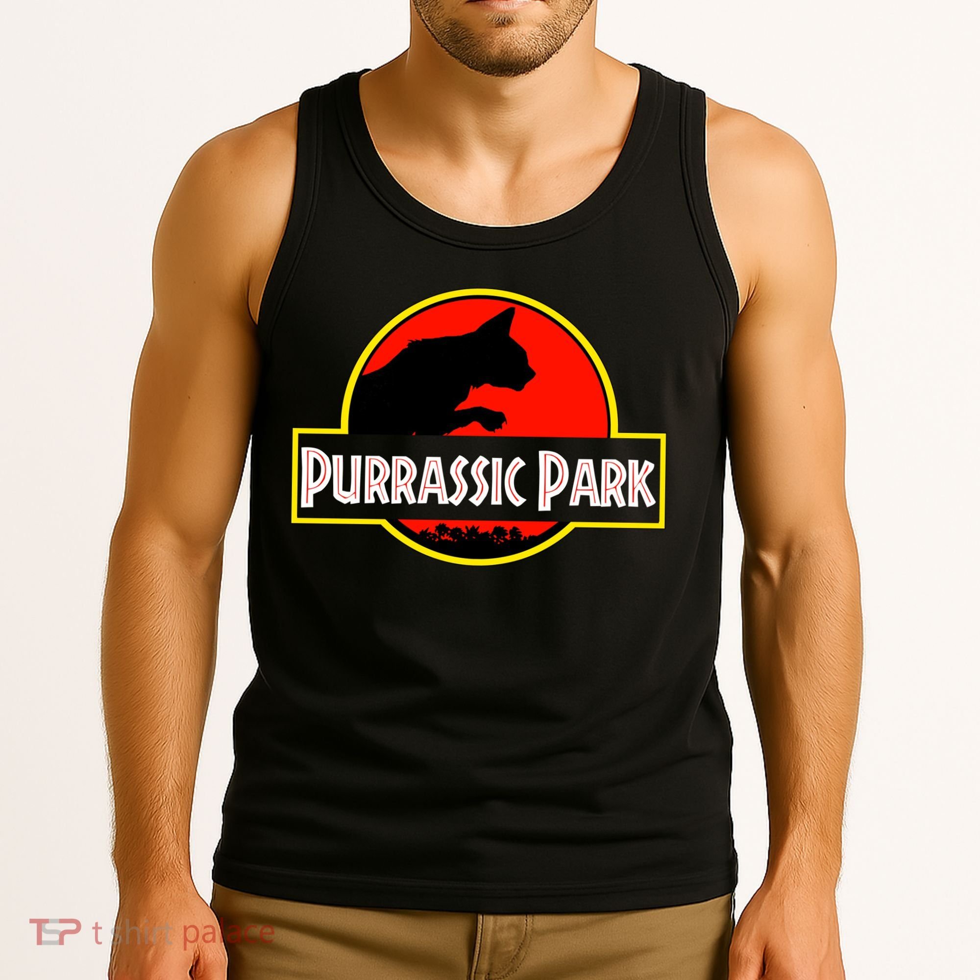 Purrasic Park Tank Top
