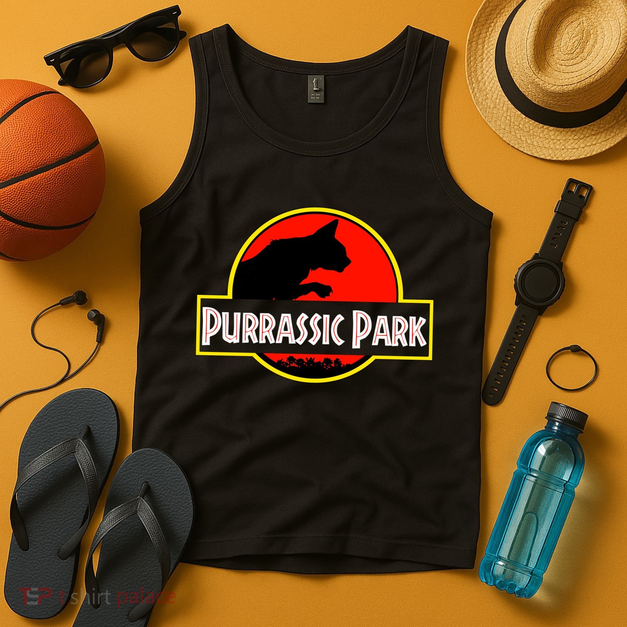Purrasic Park Tank Top