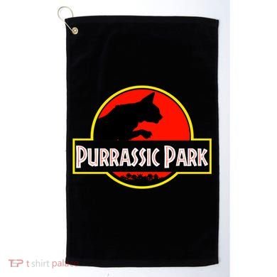 Purrasic Park Golf Towel