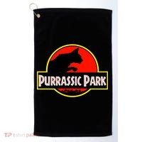 Purrasic Park Golf Towel thumb 0
