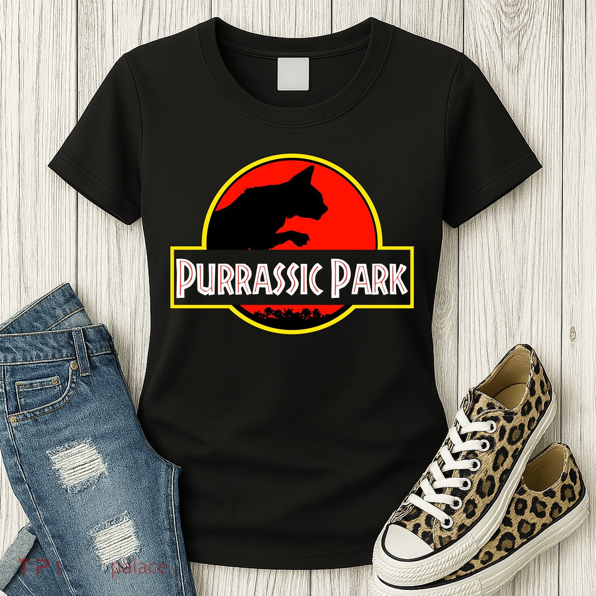 Purrasic Park Women's T-Shirt